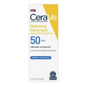 CeraVe 100% Mineral Face Sunscreen