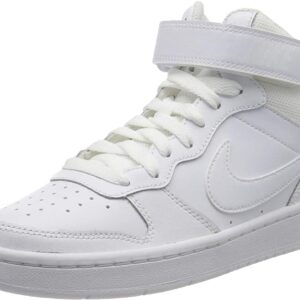 Nike Big Kids Court Borough Mid 2 White Shoes