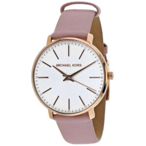 Michael Kors Pyper Rose-Gold Case Pink Leather Watch